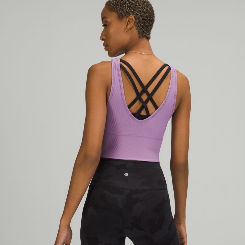 Lululemon Power Pivot Tank Rib, size 4 - Picture 2 of 4